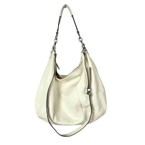 Coach Kristin White Leather Hobo Shoulder Satchel Bag - Picture 2 of 11